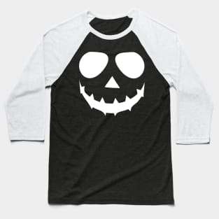 Halloween Face Baseball T-Shirt